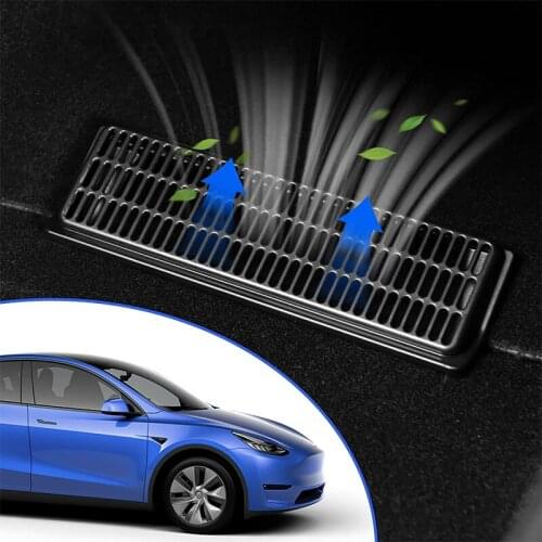 Under The Seat Air Outlet Protective Cover For Tesla Model 3 Anti-blocking Protection of Automobile Air Conditioning Port 2pcs
