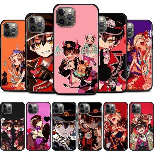 Hanako Kun Cell Phone Case For iPhone 11 Pro Max 7 XR 12 Mini X 6 6S XS 5 5S SE 2020 8 Soft Cover TPU Shell Coque