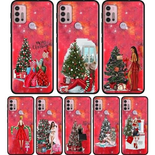 New Year Merry Christmas Phone Case for Motorola One Fusion+ G9 Play G8 Power Lite G10 G20 G30 G40 G50 G60 Edge Plus E6s Cover