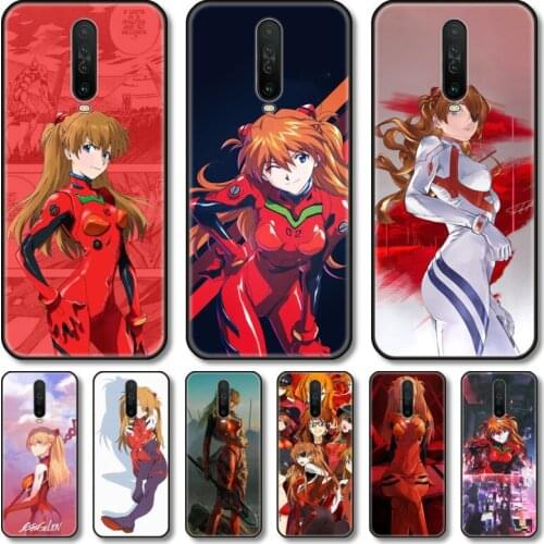 EVA girl Phone Case For Redmi Note 10 9 9A K40 8 7 A S C T GO PRO 5G Black Cover TPU