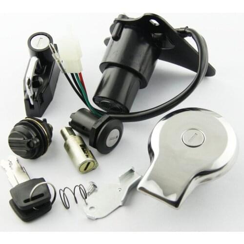 Motorcycle Fuel Tank Cover Cap Ignition Switch Lock FOR Yamaha XV125 VIRAGO 125 1997-2000 Yamaha XV250 VIRAGO 250 1988-2012