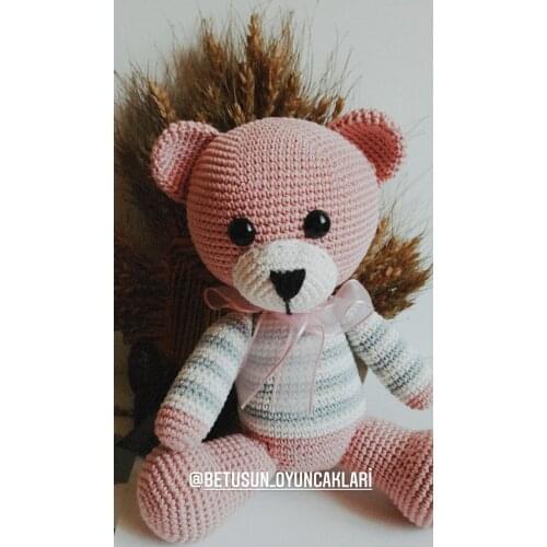 Amigurumi handmade Cute Teddy Bear Bobo 25 cm