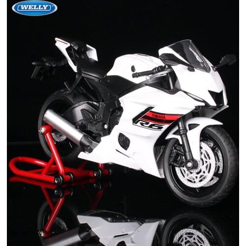WELLY 1:12 2020 YAMAHA YZF-R6 Sports Car Motorcycle model die casting toys new box free home collection Kids & Adults Toy 62201