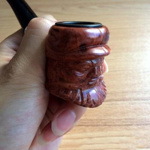 Fashion Carved Flowers Pipe Chimney Filter Smoking Pipes Herb Tobacco Pipes Cigar Gifts Narguile Gift Grinder Smoke