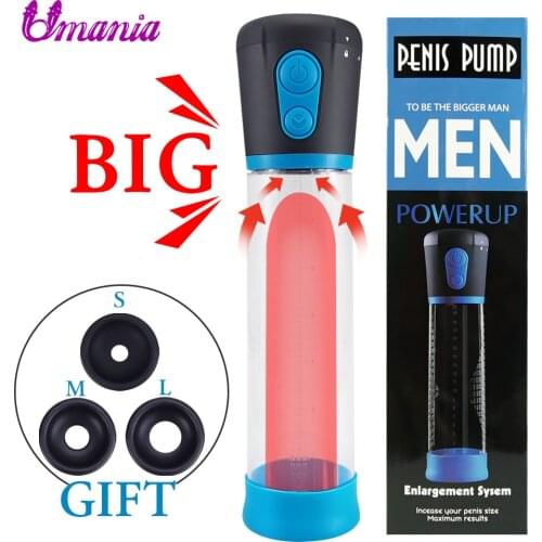 Electric Penis Pump Penis Extender Vaccum Pump Enlarger for Man Male Masturbator Delay Lasting Trainer Sex Toy for Adults Sex