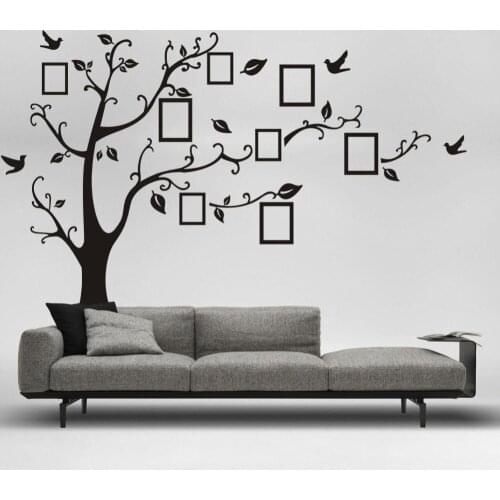Hot Sale 50*70cm Large Photo Tree Wall StickersHome Decor Living Room Bedroom DIY 3d Wall Art Decals Family Frame Murals Decor