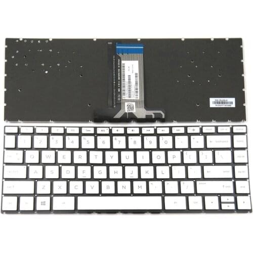 New For HP Pavilion 14-BA 14-BA010CA 14-BA011DX 14-BA013DX 14-BA018CA 14-BA057CL 14-BS Series Silver Laptop Keyboard US Backlit