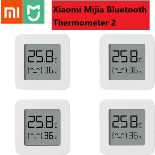 Original Xiaomi Mijia Bluetooth Thermometer 2 Wireless Smart Electric Digital Hygrometer Thermometer Work with Mijia APP