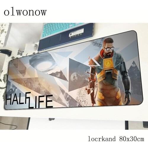 Half life pad mouse Beautiful computador gamer mouse pad 800x300x2mm padmouse Domineering mousepad ergonomic gadget office mats