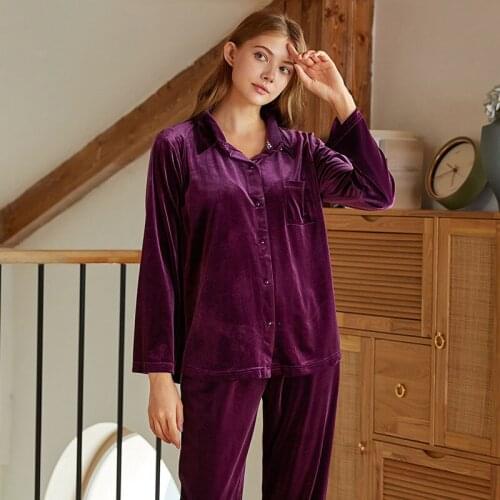 Qianxiu Women's Winter Pajamas