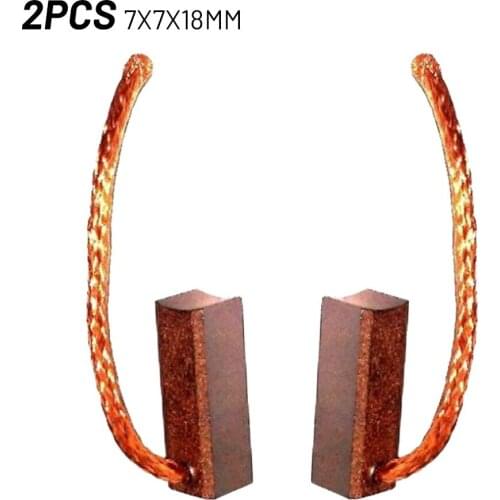 Carbon Brushes CAR Truck Car Fan Blower WIPERS CLIMATE 7x7x18mm Power Tools Carbon Brushes Workshop Equipment