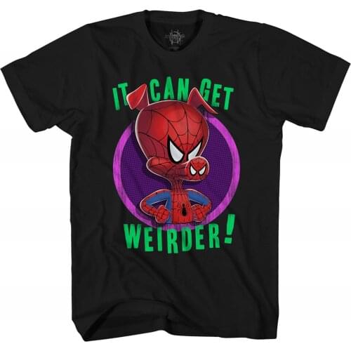 Mad Engine Spider-Ham I Can Get Weirder Adult T-Shirt