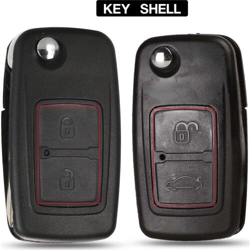 Kutery Smart Remote Control Car Key Shell For Chery A5 Fulwin Tiggo E5 A1 Cowin Easter Auto Case Replacement No.51 Blade 2BTN