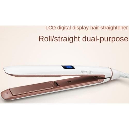 Hair Straightener Thermostat Perm Digital Display Ceramic Splint Does Not Hurt The Hair Straight Roll