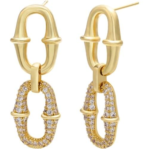 ZHUKOU 14x39mm 8 shape Studs earring for women DIY handmade Ear Studs jewelry accessories making findings Wholesale model:VE124