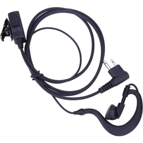 1m 2-Pin Earpiece Headset Mic PTT for Motorola CB Radio CP88 CP040 CP100 CP110 XV1100 XV2100 AXV5100 XU1100 Walkie Talkie