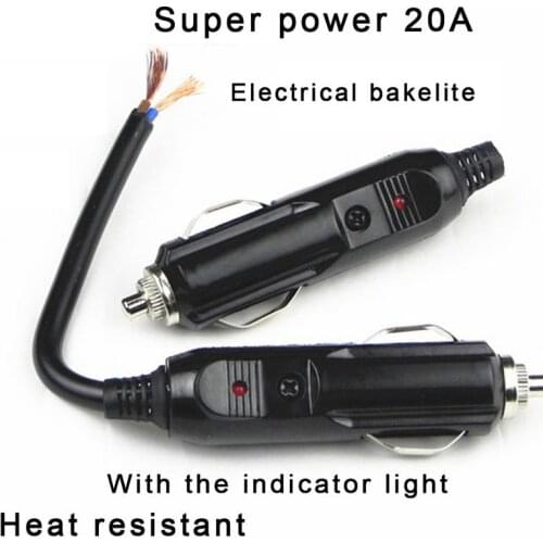 12V24V Automobile Cigarette Lighter Plug Male / Automotive Electric Appliances Cigarette Lighter Plug / With Indicator Light / I