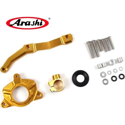 Arashi For KAWASAKI Z1000 2010-2013 Steering Stabilizer Damper Bracket Frame Mount Motorcycle Z 1000 Z-1000 2010 2011 2012 2013