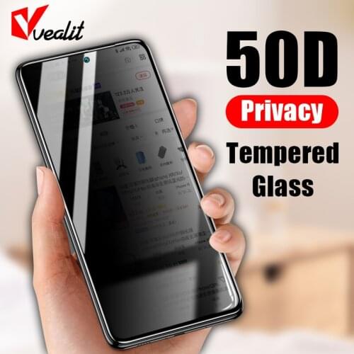 Anti-spy Tempered Glass for Xiaomi Redmi Note 10S 9S 8T K40 K30 K20 Pro Private Screen Protector for Redmi Note 7 8 9 10 Pro Max