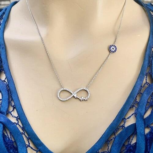 Butterfly 925 Sterling Silver Necklace Women Girls Gift Jewelry Accessories Fashion Handmade Elegant Chain