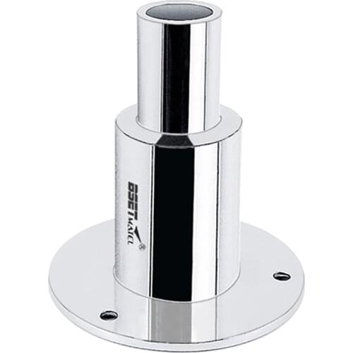 BSET MATEL 316 Stainless SteelThru Hull Exhaust Skin Fitting Tube Pipe Socket Hardware Part of Air Heater for Marine Car Truck