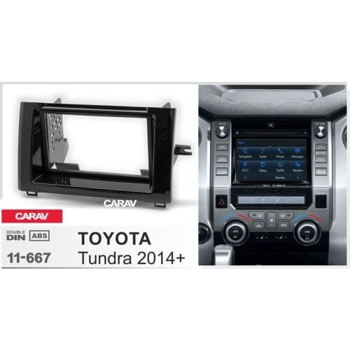 CARAV 11-667 Top Quality Car Frame Radio Fascia for TOYOTA Tundra 2014