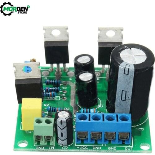 DC 12V-30V 24V Mini 1969 TIP41C 20W Amplifier Assemble Board Pure Class A Sealed Multi-turn Adjustable Resistance Module 1CH