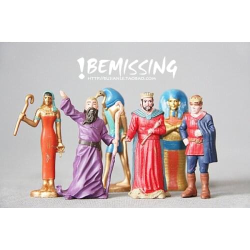 Ancient Egyptian Miniature Ornaments Myth Queen Pharaoh Tutankhamen Mummy Anubi Goddess Isis Action Figure Figurine Model Toys