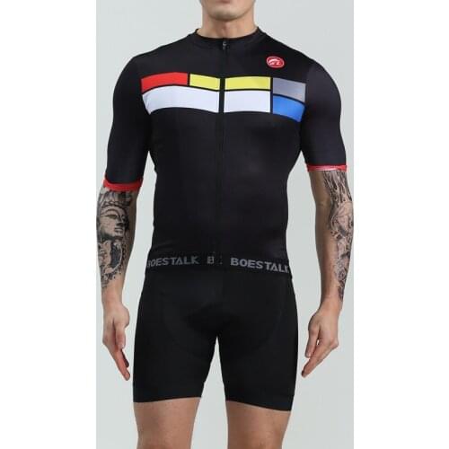BOESTALK team bicycle competition jersey 2019 New Jersey cycling clothing Summer short sleeve quick-drying breathable fabric