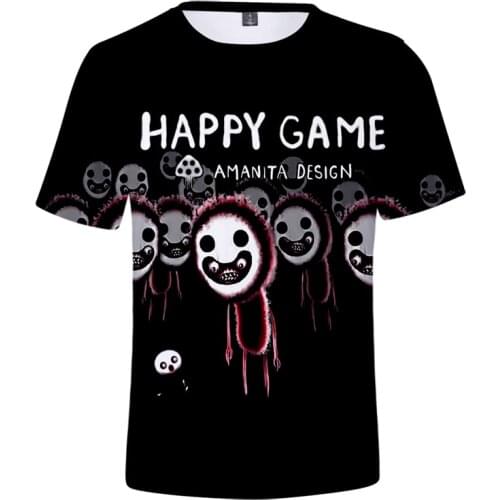 Harajuku Happy Game 3d T-shirt Costume Fashion Men Women T Shirts Tops O-neck Short Sleeve Boys Girls T-shirts Tee Shirt Clothes