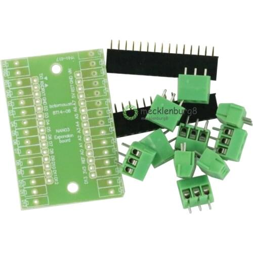 NANO V3.0 3.0 Controller Terminal Adapter Expansion Board NANO Screen I / O Simple Expansion Plate for Arduino AVR ATMEGA328P