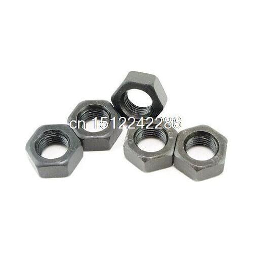 Lot5 Metric M14 1 5mm Fine Pitch Thread Nuts Black Finish