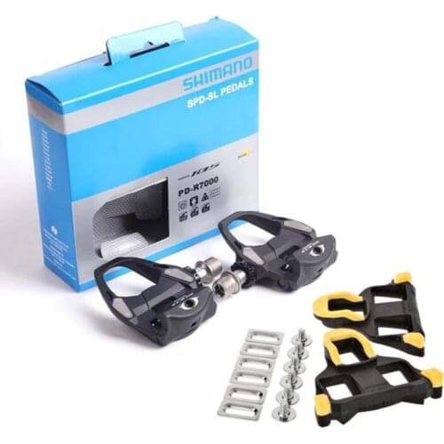 Original SHIMANO 105 R7000 pedal PD-r7000 CARBON Road Bicycle Self-Locking SPD Pedals Bike Pedal with SH11 Cleats