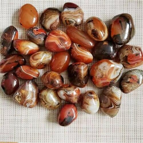 Natural Sardonyx Agate Crystal Tumbled stone Silk Agate Mineral Specimen healing stones