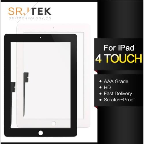 For Touch iPad 4 iPad4 Screen iPad3 Touch Screen iPad 3 Digitizer Glass Panel A1416 A1430 A1403 A1458 A1459 A1460