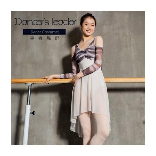 Mesh Ballerina Dress Women Stage Costume Ballet Dance Dress Lyrical Dancewear Fairy Gymnastics Leotard Designer Clothes