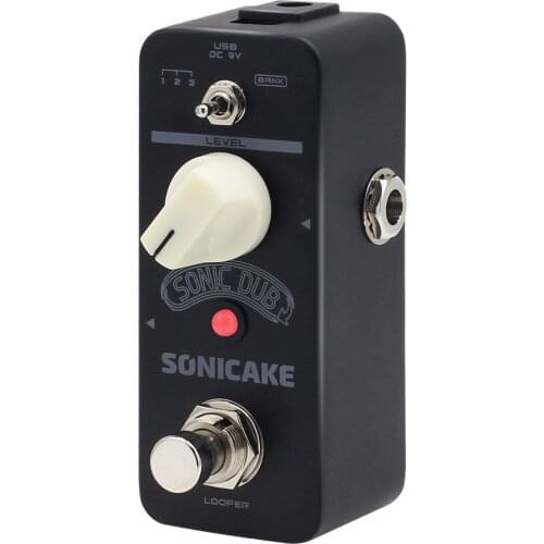 SONICAKE Sonic Dub Looper Storable Loop Station Recording Looping Guitar Bass Effects Pedal QSS-13