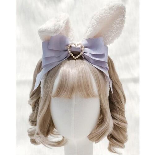 Angels Book Cute Handmade Headwear Hairband KC Hairpin Hairclip Neckband Lolita Bows Rabbit Ears Sweet