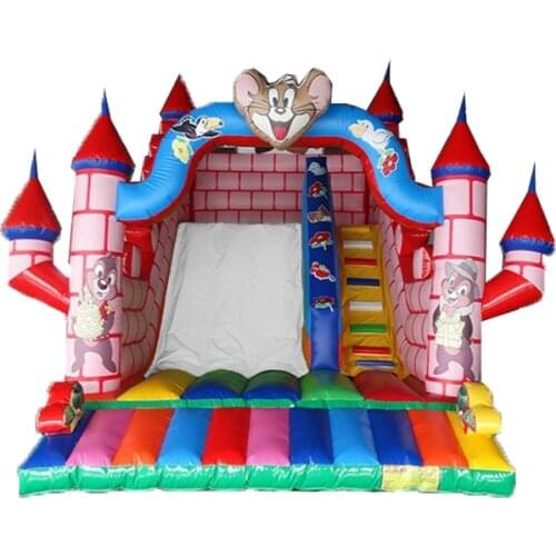 Factory price inflatable land slide for kids /PVC large inflatable slide for sale