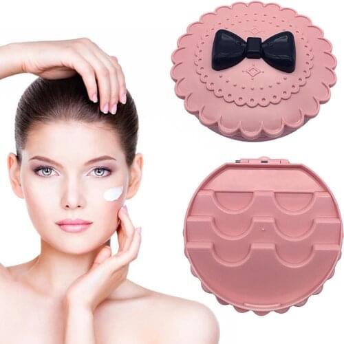1PC Plastic Fake Eyelash Storage Box Makeup Cosmetic Magnetic Eye Lashes Cute Pink Flower Case Makeup Cosmetic Tools