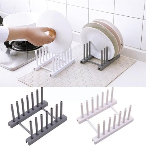 1pc Sink Drain Rack Storage Organizer Dish Drying Rack Kitchen Plastic Plate Cups Stand Home Display Shelf Drainer Itmes Ho T1D4