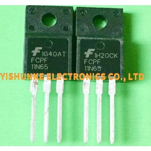 10PCS FCPF11N65 UF1604CT JY25M J652 J651 EZ7088 TO-220/220F