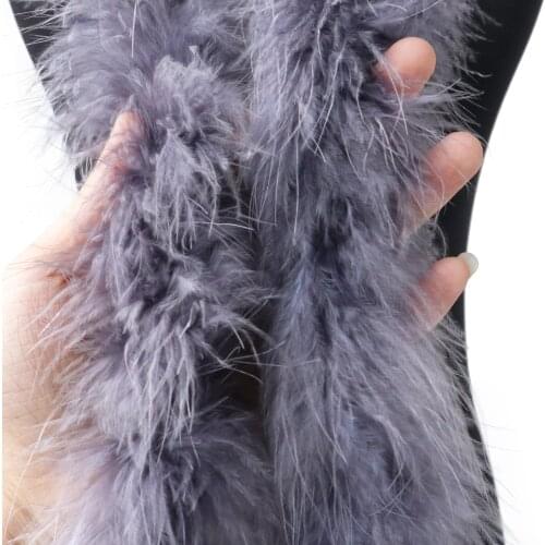 13 Grams Turkey Marabou Feathers Boa Diy Dress Clothing Sewing Crafts Feather Ribbon Christmas Tree Decoration