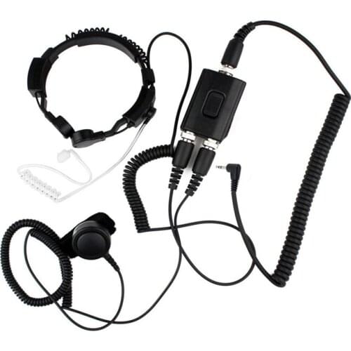 2.5mm FBI Heavy Duty Tactical Military Throat MIC For Motorola talkabout 1 PIN