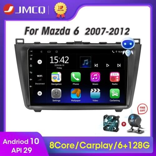 Android 10 2DIN Car Head Unit Radio Audio GPS Multimedia Player For Mazda 6 Rui wing 2009-2015 Navigation GPS 2 din dvd Carplay