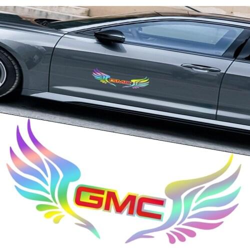 Car Stickers Colored Wing Stripe Marks Decal Auto Exterio Parts Car Accessories For GMC Savana Graphyte Yukon Envoy Granite Ev