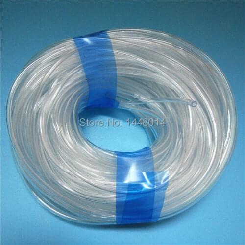 20M/lot Black UV ink pipe 3X2MM 4X2.5MM 4X3MM 5X3MM 6X4MM ,single line for Epson Mutoh Flora Mimaki Xuli printer ink hose/tube