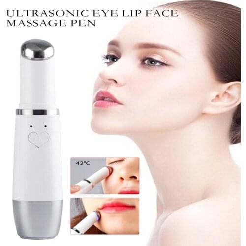 Electric Eye Massager Pen Lip Anti Aging Wrinkle Eye Care Relax Roller Facial Massager Skin Care Beauty Instrument Products