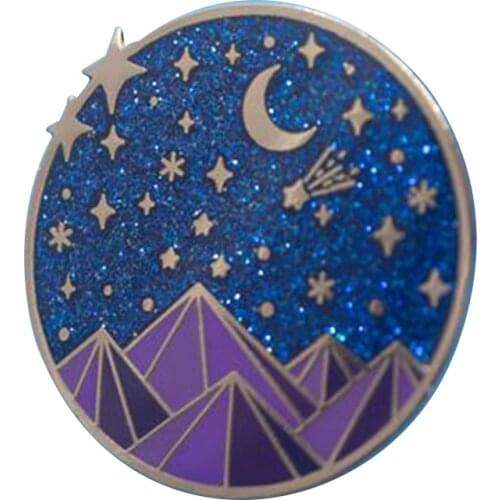 The Night Court Enamel Pin Glitter Variant