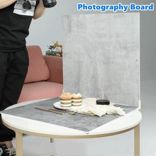 Photography Backgrounds Wood Grain PVC Backdrop Board Durable Waterproof Realistic Marbling Photo for Photographic Photo Studio